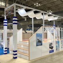 パシフィコ横浜の展示会ブース | ジャパンインターナショナルボートショー 2024 | 友池産業株式会社